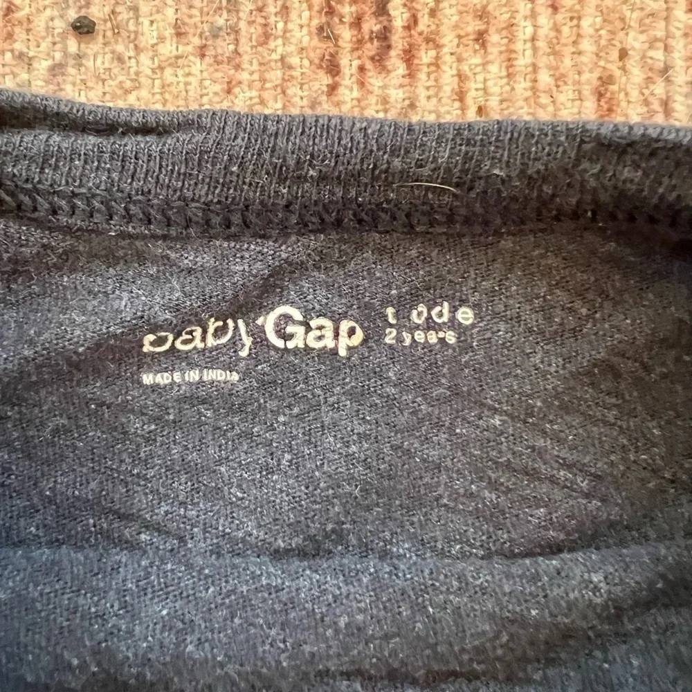 GAP Kids Sunset Trail Guide Raglan Tee - navy